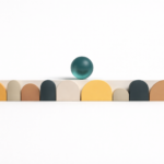 Abstract shapes showing a form pressing against an implied boundary, representing limits placed on who is allowed to know certain things.